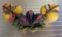 VINTAGE VIETRI CERAMIC FRUIT HANGING DECOR