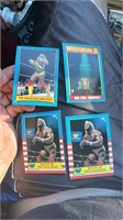 Hulk Hogan 1987 Topps WWF lot of 4