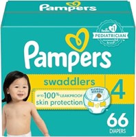 66-Pk Pampers Swaddlers Active Baby Diaper, Size