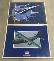 (Z) National Guard Plane Posters.( Appr 16 x20")