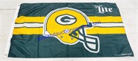 Miller Lite Green Bay Packers Flag (48 x 30)