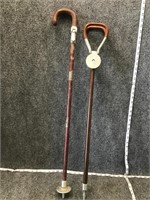 Old Wood, Leather and Metal Canes 2