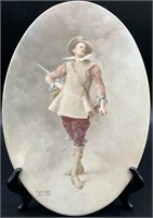 Antique French Porcelain Painting, Sieffert