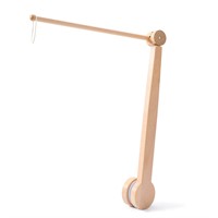 HBM Wooden Mobile Arm for Crib 19-37 Inch Adjustab