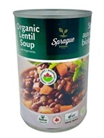 8-Pk Sprague Lental & Vegetable Soup, 398ml