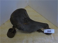 Antique Leather Bicycle Seat