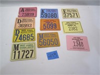 Vintage 1940s-1970s PA Hunting Licenses