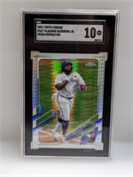 2021 Topps Chrome Prism Ref Guerrero Jr SGC 10