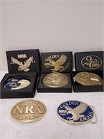 Grouper collectible NRA belt buckle