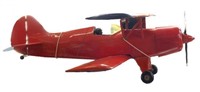 Red & Blue RC Remote Control Biplane.