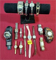 Lot of 15 Wristwatches, AS IS
