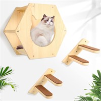 Cat Wall Shelves - 4 Levels with Condos