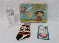 Vintage Peanuts Puzzle, Snoopy Socks & Rattle