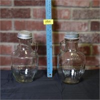 2 Speas U-Savit 1/2 gal handled vinegar jar/jug