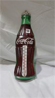 Vintage made in USA metal coke thermometer