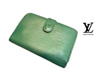 Louis Vuitton Green Epi Vintage Wallet