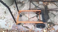 2 WHEEL CART & FIRE WOOD HOLDER