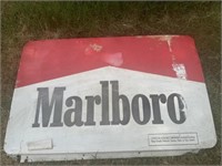 Metal Marlboro Sign