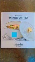 MARTHA STEWART  ENAMELED CAST IRON 4QUART