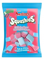 2 BAGS - Squashies Bubble Gum 160 Grams BB