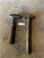 (2) Blacksmith Hammers