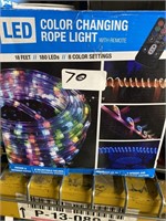 18 feet LED color changing rope light