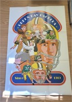 1968 Green Bay Packers Football Poster NICE