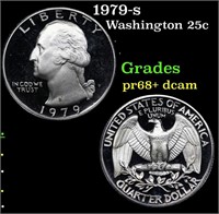 Proof 1979-s Washington Quarter 25c Grades GEM++ P