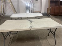 2 folding tables