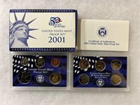 2001 US Mint Proof Set