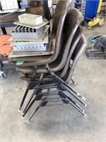 4 stack chairs & vents