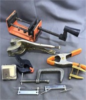 Assorted Sizes Of Clamps Lot
