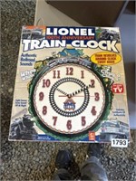 Lionel train clock in box