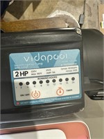 2 HP Pool Pump with timer,8120GPH,220V