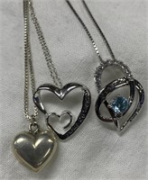 (3) Sterling Silver Necklaces