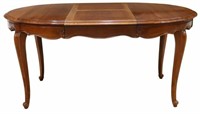 FRENCH LOUIS XV STYLE FRUITWOOD EXTENSION TABLE