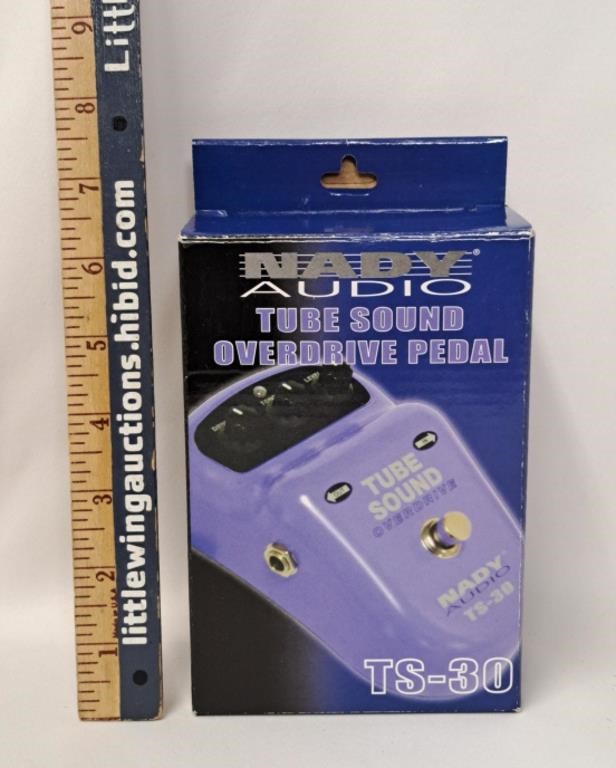 NADY AUDIO TUBE SOUND OVERDRIVE PEDAL-NEW