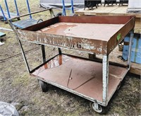 Large 2 Tier Metal Cart