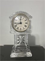 Shannon vintage mantle clock 24% lead crystal