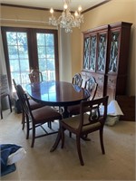 Dining Table & China Cabinet Desk