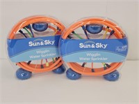 NEW - SUN & SKY WIGGLIN WATER SPRINKLER - 2 IN LOT