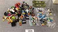 Legos, miniatures. complete sets and