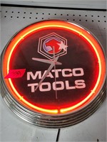 Awesome Matco Neon Wall Clock