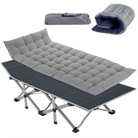 MOPHOTO Folding Camping Cot for Adults, Heavy Duty
