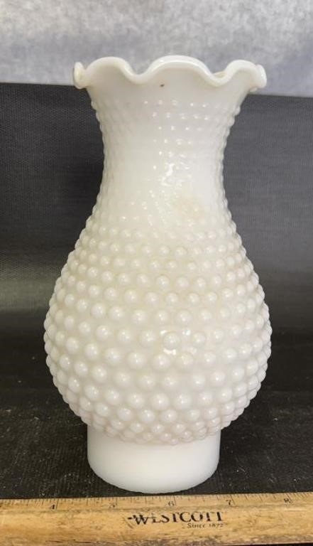 HOBNAIL OIL LAMP CHIMEY-APPROX. 7" TALL