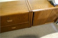 Pair Credenza Cabinets