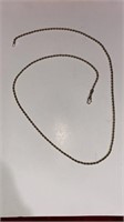 .925 Silver Necklace 24" 12.06 grams