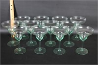Set of 12 Stem Martini Glasses