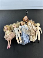 Assortment Of Porcelain Dolls