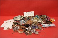 Costume Jewelry Lot; bracelets, necklaces,